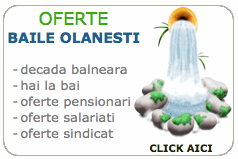 Oferte Băile Olăneşti  ! REDUCERI : pensionari, salariaţi, elevi !
